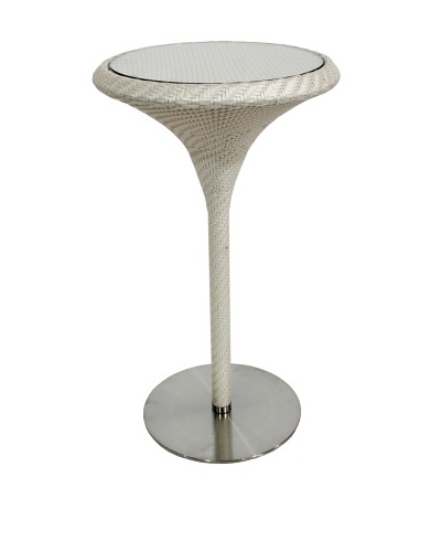 100 Essentials Party All-Weather bar Table, Cream