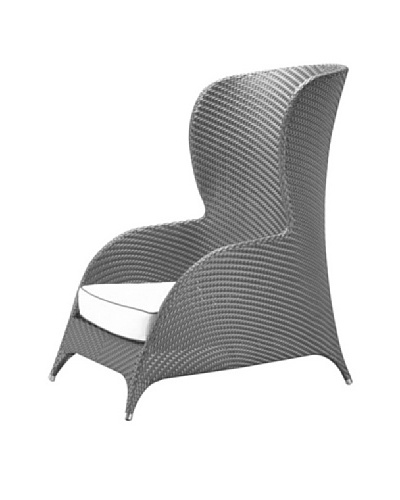 100 Essentials Flora All-Weather high Back Lounge chair, Jetson/Sunbrella Natural