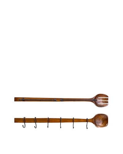 Set of 2 Teesdale Wooden Wall Hangers