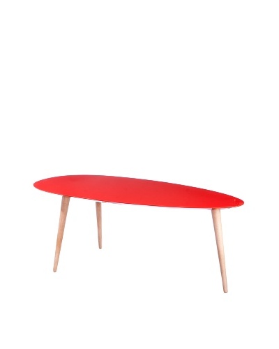 Large Egg Table, Red