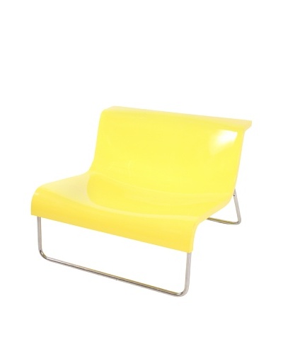 Piero Lissoni Form Chair, Yellow/Chrome
