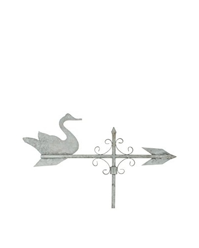 Swan & Arrow Weathervane, Silver