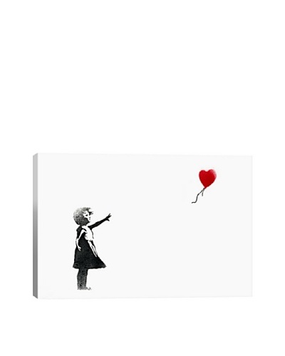 Banksy Girl with Balloon Canvas Print