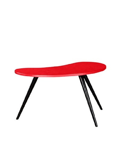 Large Curve Side Table, Red