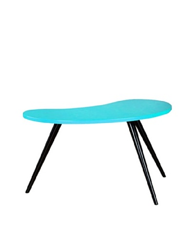 Large Curve Side Table, Turquoise