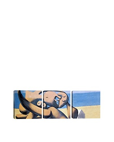 Pablo Picasso Figure (Panoramic) 3-Piece Canvas Print