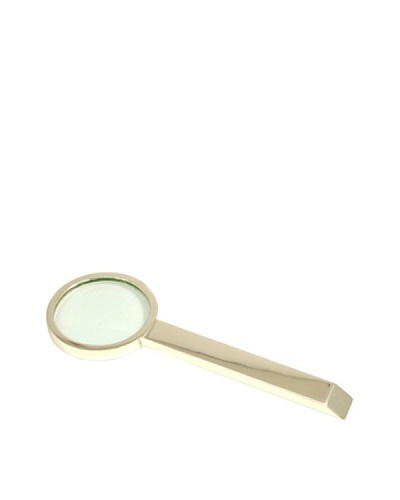 Silver-Plated Magnifying Glass