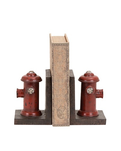 Set of 2 Fire Hydrant Bookends