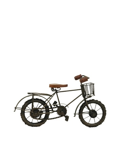 Antique-Style Bicycle with Basket