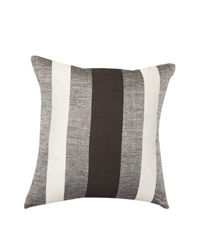 Cage Steele Pillow, Black/Grey/White, 18 x 18