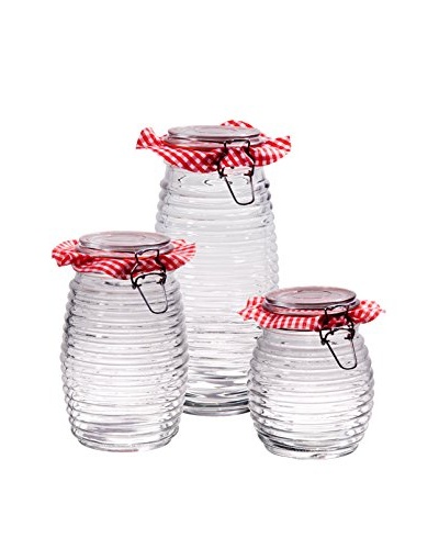 Set of 3 Klein's Ribbon Canisters