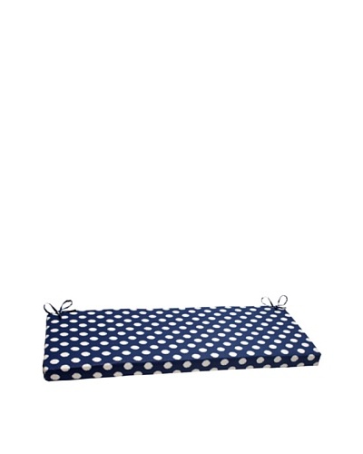 Waverly Sun-n-Shade Solar Spot Pool Bench Cushion [Navy/Cream]