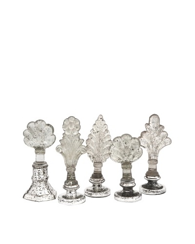 Set of 5 Laila Glass Finials