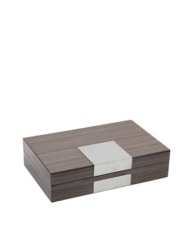Lacquered Wood Valet, Grey