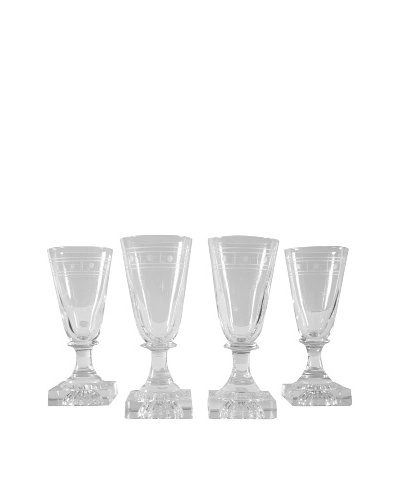 Set of 4 French Petite Champagne Glasses
