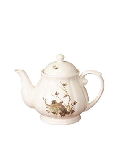 Melrose Partridge Coder Teapot, Cream