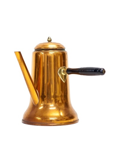 Vintage Copper Teapot with Spout, c. 1900s