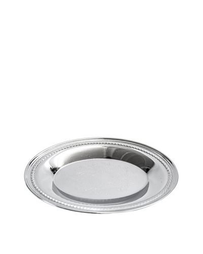Vintage Oval Silver Serving Tray, c.1960s