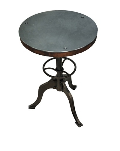 Iron Industrial Accent Table