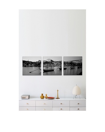 Portugal Panoramic Giclée Canvas Print Triptych