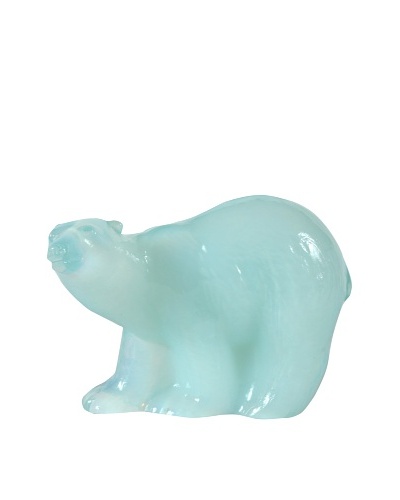 Polar Bear Glass Figurine WWF, White