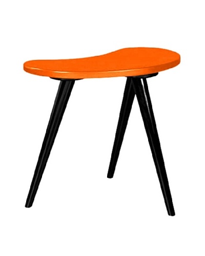Small Curve Side Table, Orange