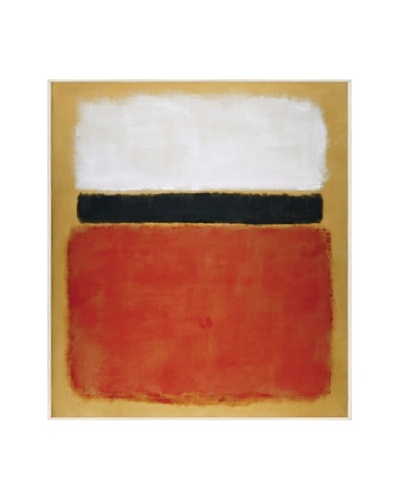 Mark Rothko: Untitled (Red, Black, White on Yellow)