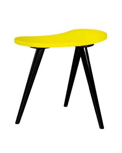 Small Curve Side Table, Yellow