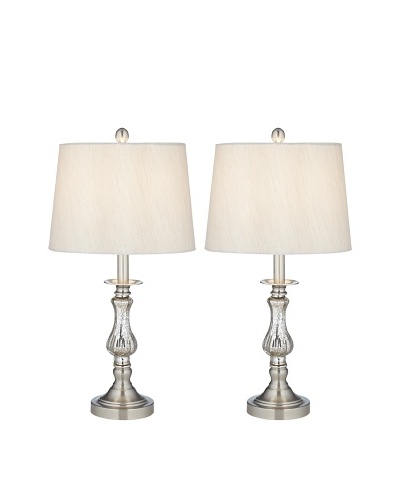 Mercure 2Pk Glass Table Lamps