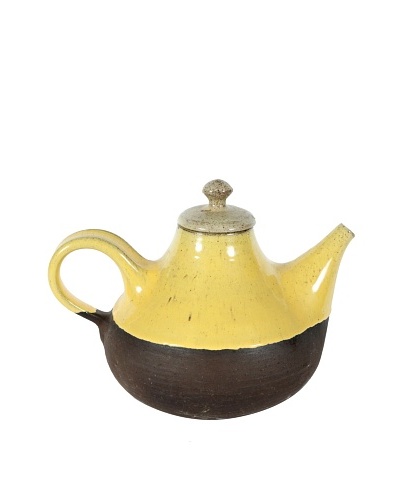 Mid-Century Henrik Ditlev Teapot, Yellow/Brown