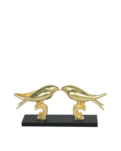 Two Gold Birds