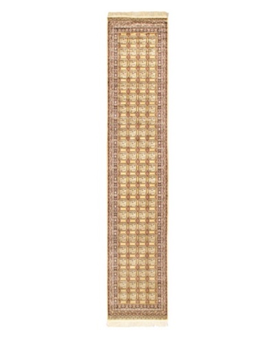 Persian Traditional Rug, Light Gold, 2' 4 x 8' 2 Runner