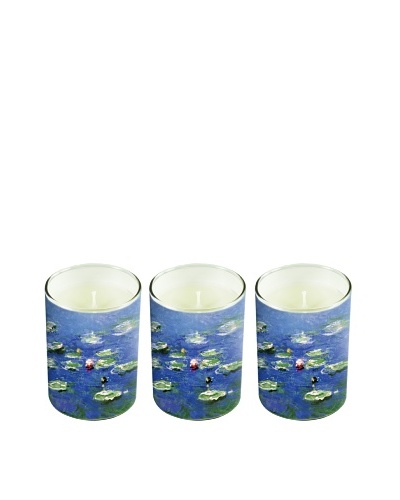 Set of 3 Monet Soy Candles