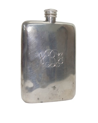 Vintage Circa 1920 Monogrammed Flask
