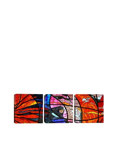 Stained Glass Window (Panoramic), 48″ x 16″As You See