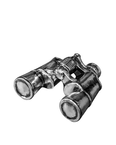 Electroplated Binoculars, Antique Silver