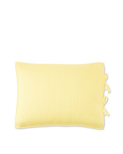 Dawn Pillow Sham, Yellow/Coral, Standard