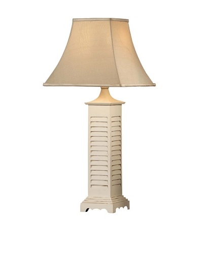 Seaside Table Lamp, Gray-Washed WhiteAs You See