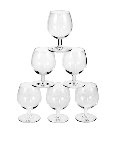 Set of 6 St. Lambert Cognac Glasses, Clear