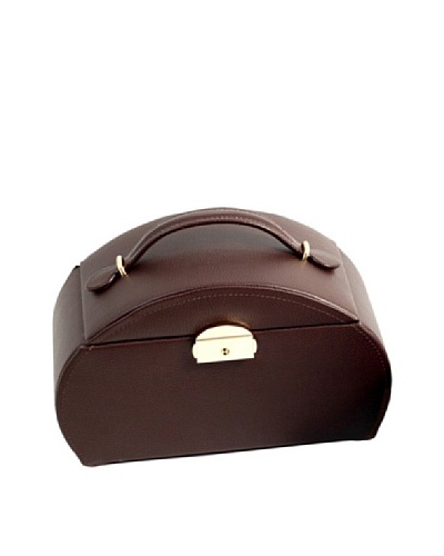Brown Leather Jewelry Storage, Brown