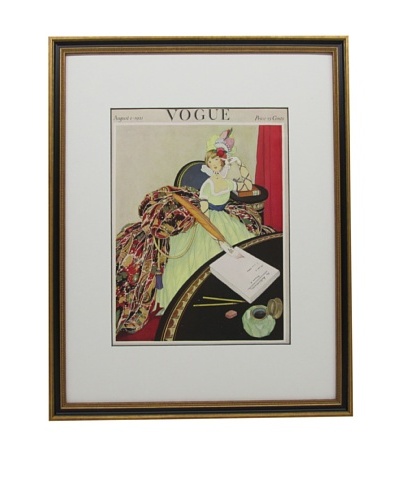 Original Vogue Cover from 1921 by George Wolfe Plank