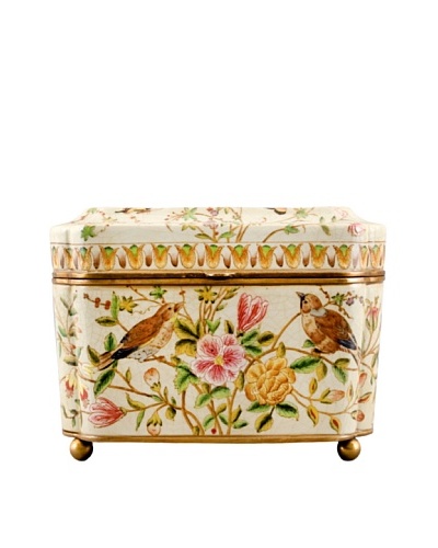 Evelyn Birds and Floral Hinged Box