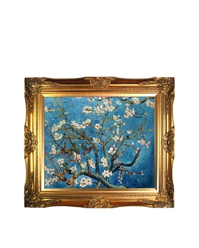 Vincent Van Gogh Branches of An Almond Tree in Blossom Framed Oil Painting
