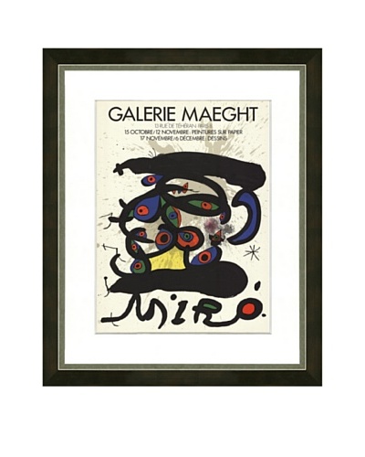 Miró: Peintures sur Papier-Dessins
