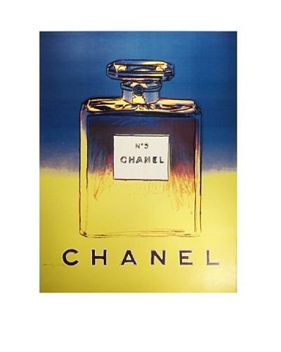 Rare CHANEL No. 5 Andy Warhol Ad Poster c1997As You See