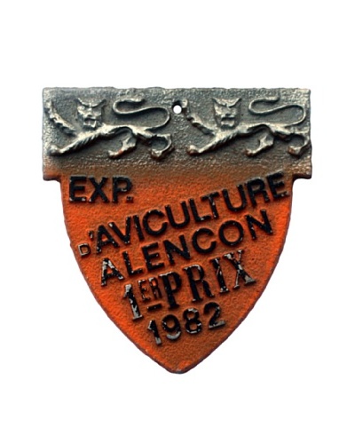 Steel French Sign Exp. Aviculture Alencon Rix