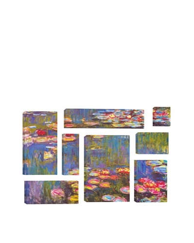 Claude Monet Water Lilies 1916 8-Piece Giclée Canvas Print