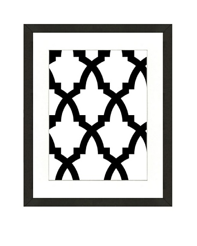 Geometric Pattern Framed Giclée Print
