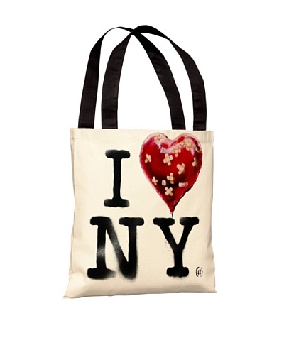 Banksy I Heart NY Tote Bag