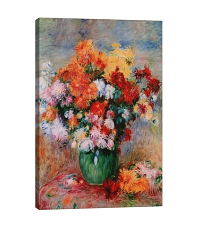 Pierre-Auguste Renoir's Bouquet of Chrysanthemums (circa 1884) Giclée Canvas Print
